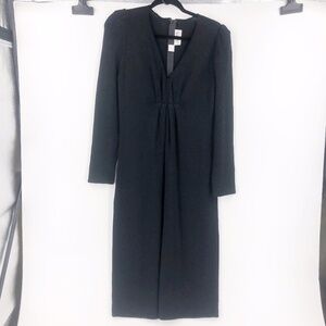 ✅ Vintage St.John by Marie Gray BLACK Santana Knit Dress 8